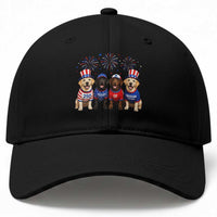 Labrador Retriever Americas 250th Anniversary Baseball Cap 4th July US 250 Years Of Freedom Dog Lovers 1776 2026