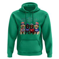 Labrador Retriever Americas 250th Anniversary Hoodie 4th July US 250 Years Of Freedom Dog Lovers 1776 2026