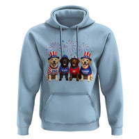 Labrador Retriever Americas 250th Anniversary Hoodie 4th July US 250 Years Of Freedom Dog Lovers 1776 2026