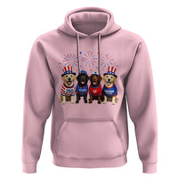 Labrador Retriever Americas 250th Anniversary Hoodie 4th July US 250 Years Of Freedom Dog Lovers 1776 2026