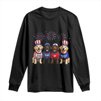 Labrador Retriever Americas 250th Anniversary Long Sleeve Shirt 4th July US 250 Years Of Freedom Dog Lovers 1776 2026