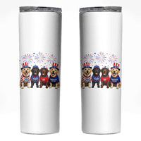 Labrador Retriever Americas 250th Anniversary Skinny Tumbler 4th July US 250 Years Of Freedom Dog Lovers 1776 2026