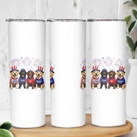 Labrador Retriever Americas 250th Anniversary Skinny Tumbler 4th July US 250 Years Of Freedom Dog Lovers 1776 2026