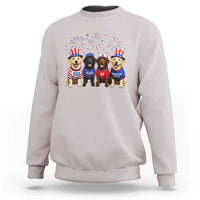 Labrador Retriever Americas 250th Anniversary Sweatshirt 4th July US 250 Years Of Freedom Dog Lovers 1776 2026