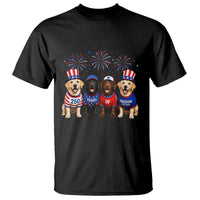 Labrador Retriever Americas 250th Anniversary T Shirt 4th July US 250 Years Of Freedom Dog Lovers 1776 2026