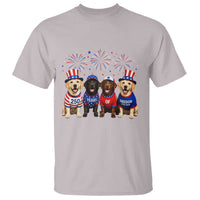 Labrador Retriever Americas 250th Anniversary T Shirt 4th July US 250 Years Of Freedom Dog Lovers 1776 2026