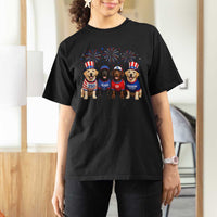Labrador Retriever Americas 250th Anniversary T Shirt For Women 4th July US 250 Years Of Freedom Dog Lovers 1776 2026