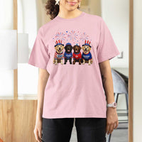 Labrador Retriever Americas 250th Anniversary T Shirt For Women 4th July US 250 Years Of Freedom Dog Lovers 1776 2026