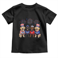Labrador Retriever Americas 250th Anniversary Toddler T Shirt 4th July US 250 Years Of Freedom Dog Lovers 1776 2026