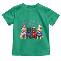 Labrador Retriever Americas 250th Anniversary Toddler T Shirt 4th July US 250 Years Of Freedom Dog Lovers 1776 2026