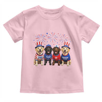 Labrador Retriever Americas 250th Anniversary Toddler T Shirt 4th July US 250 Years Of Freedom Dog Lovers 1776 2026
