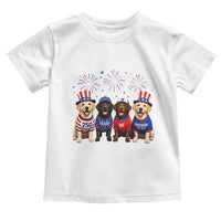 Labrador Retriever Americas 250th Anniversary Toddler T Shirt 4th July US 250 Years Of Freedom Dog Lovers 1776 2026