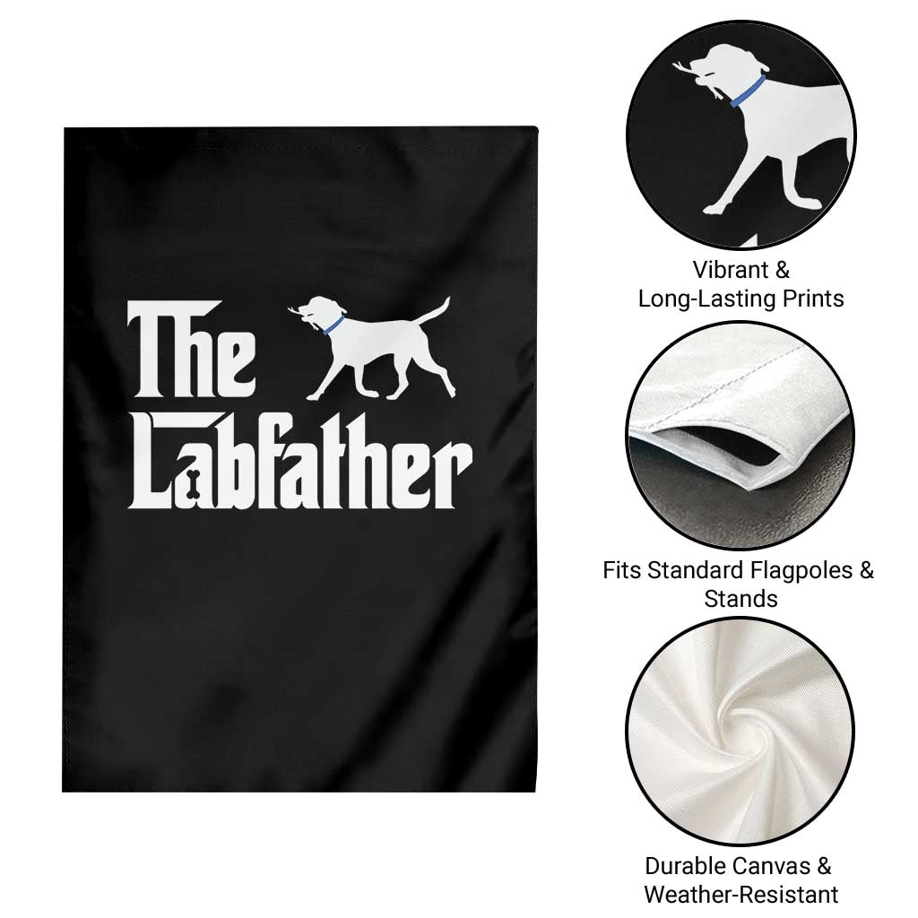 Funny Labrador Dad Garden Flag The Lab Father Fathers Day Gifts For Dog Lovers Dad