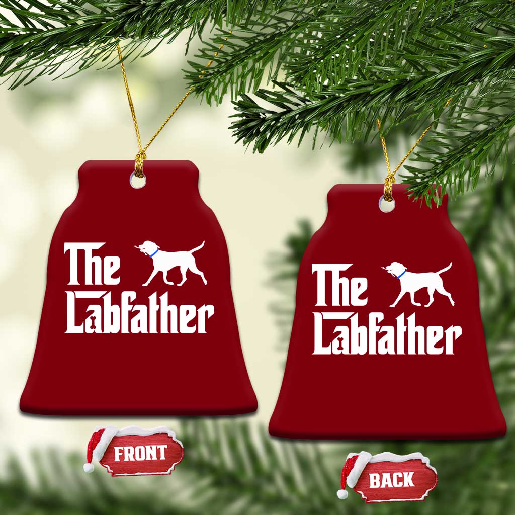 Funny Labrador Dad Ceramic Ornament The Lab Father Fathers Day Gifts For Dog Lovers Dad