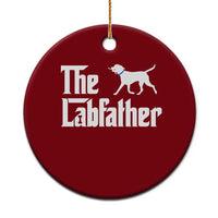 Funny Labrador Dad Ceramic Ornament The Lab Father Fathers Day Gifts For Dog Lovers Dad