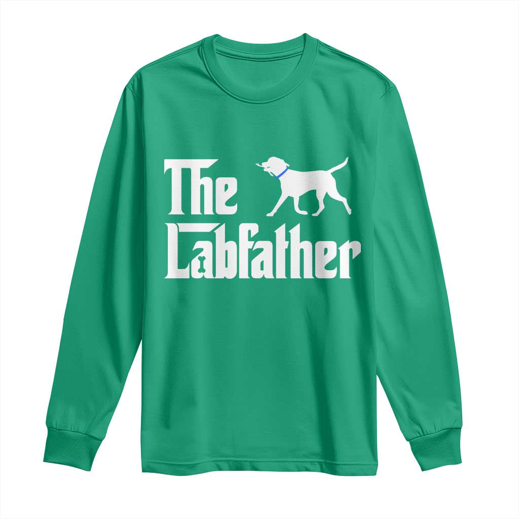 Funny Labrador Dad Long Sleeve Shirt The Lab Father Fathers Day Gifts For Dog Lovers Dad