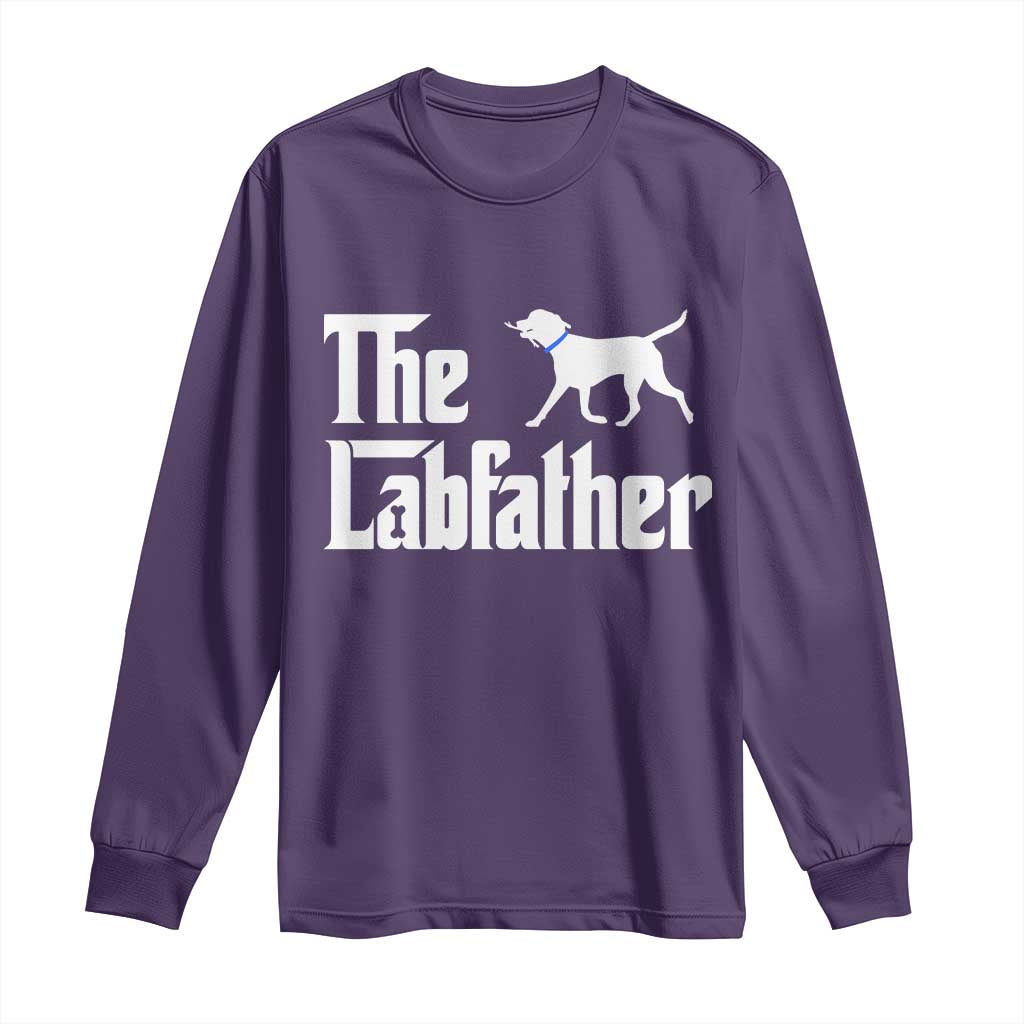 Funny Labrador Dad Long Sleeve Shirt The Lab Father Fathers Day Gifts For Dog Lovers Dad