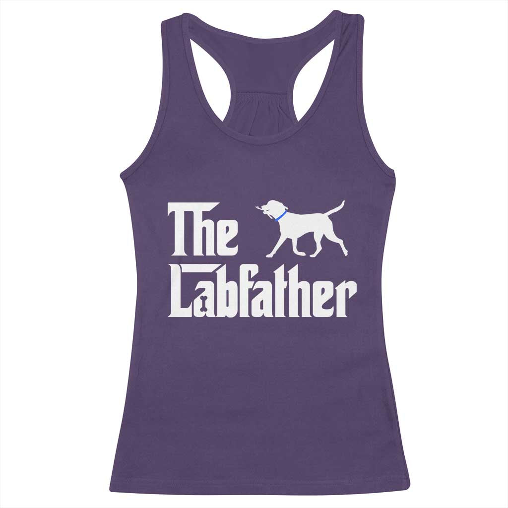 Funny Labrador Dad Racerback Tank Top The Lab Father Fathers Day Gifts For Dog Lovers Dad