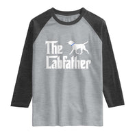 Funny Labrador Dad Raglan Shirt The Lab Father Fathers Day Gifts For Dog Lovers Dad