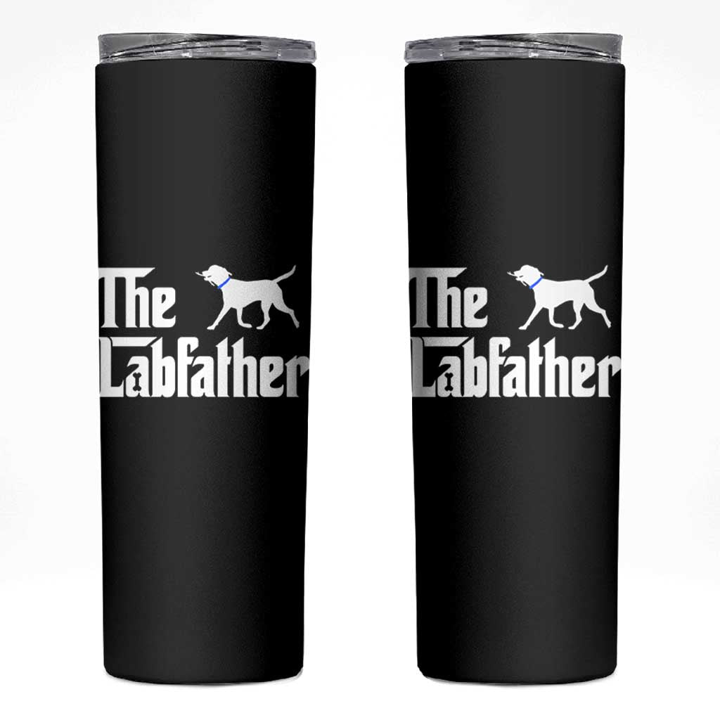 Funny Labrador Dad Skinny Tumbler The Lab Father Fathers Day Gifts For Dog Lovers Dad