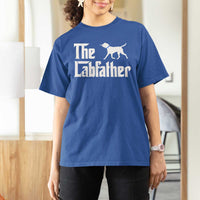 Funny Labrador Dad T Shirt For Women The Lab Father Fathers Day Gifts For Dog Lovers Dad