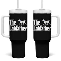 Funny Labrador Dad Tumbler With Handle The Lab Father Fathers Day Gifts For Dog Lovers Dad