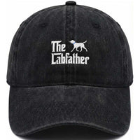 Funny Labrador Dad Washed Cotton Baseball Cap The Lab Father Fathers Day Gifts For Dog Lovers Dad