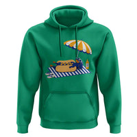 Funny Sausage Dog Hoodie Retro Summer Hot Dog Graphic Dachshund Dog Lover Gift