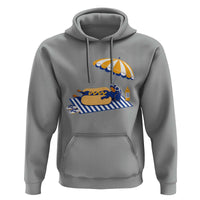 Funny Sausage Dog Hoodie Retro Summer Hot Dog Graphic Dachshund Dog Lover Gift