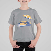 Funny Sausage Dog T Shirt For Kid Retro Summer Hot Dog Graphic Dachshund Dog Lover Gift