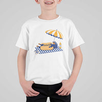 Funny Sausage Dog T Shirt For Kid Retro Summer Hot Dog Graphic Dachshund Dog Lover Gift