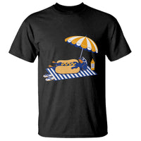 Funny Sausage Dog T Shirt Retro Summer Hot Dog Graphic Dachshund Dog Lover Gift
