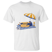 Funny Sausage Dog T Shirt Retro Summer Hot Dog Graphic Dachshund Dog Lover Gift