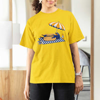 Funny Sausage Dog T Shirt For Women Retro Summer Hot Dog Graphic Dachshund Dog Lover Gift