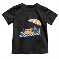 Funny Sausage Dog Toddler T Shirt Retro Summer Hot Dog Graphic Dachshund Dog Lover Gift