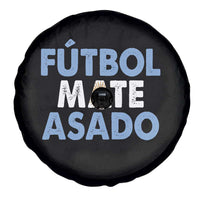 Futbol Mate Asado Argentina Soccer Fan Spare Tire Cover Argentinian Flag Pride Vintage Football Lovers