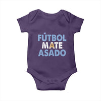 Futbol Mate Asado Argentina Soccer Fan Baby Onesie Argentinian Flag Pride Vintage Football Lovers