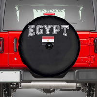 Vintage Egypt Spare Tire Cover Distressed Flag Patriotic Football Fan Pride Gift for Egyptians