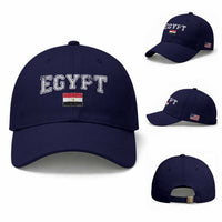 Vintage Egypt Baseball Cap Distressed Flag Patriotic Football Fan Pride Gift for Egyptians