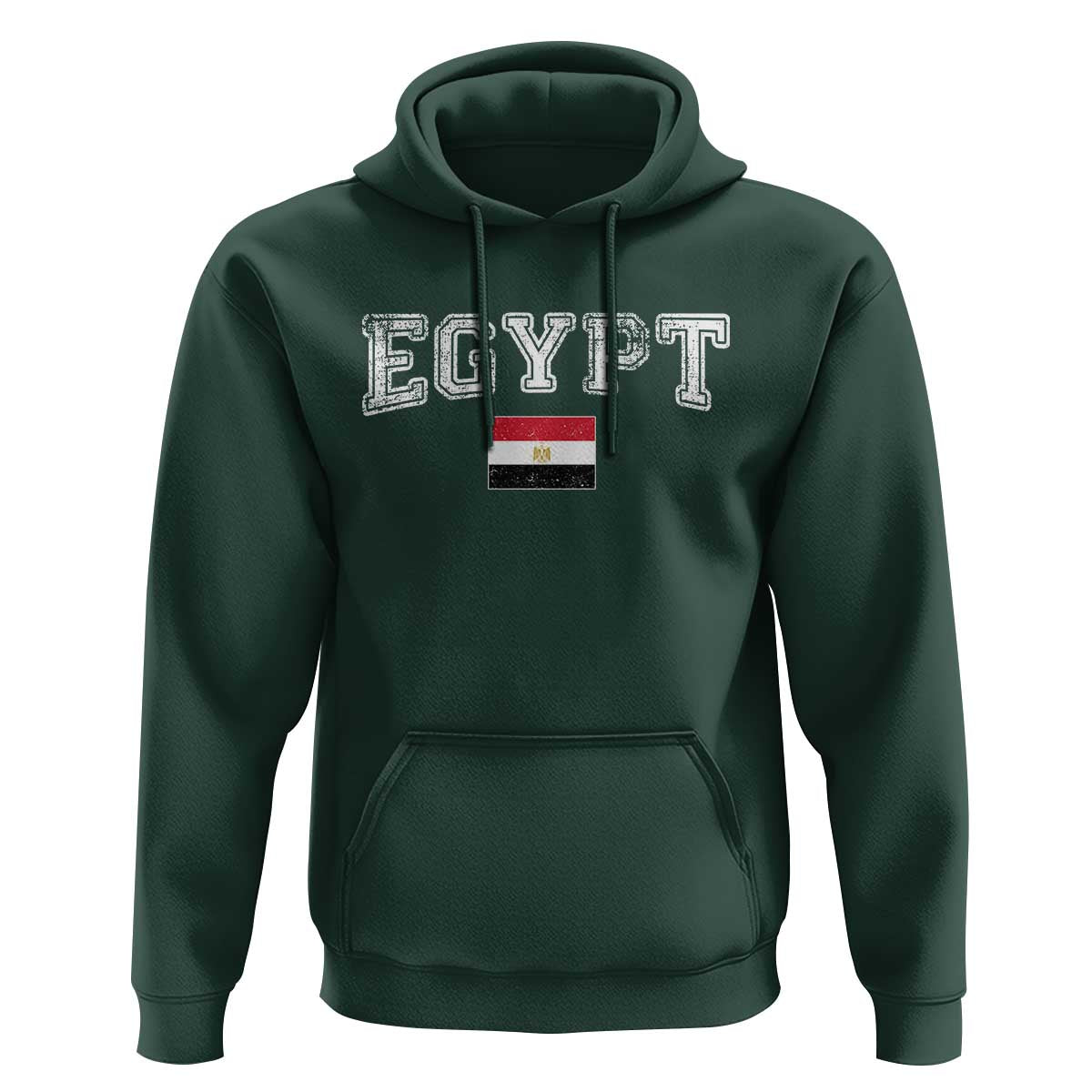 Vintage Egypt Hoodie Distressed Flag Patriotic Football Fan Pride Gift for Egyptians
