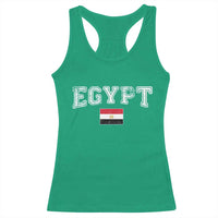 Vintage Egypt Racerback Tank Top Distressed Flag Patriotic Football Fan Pride Gift for Egyptians