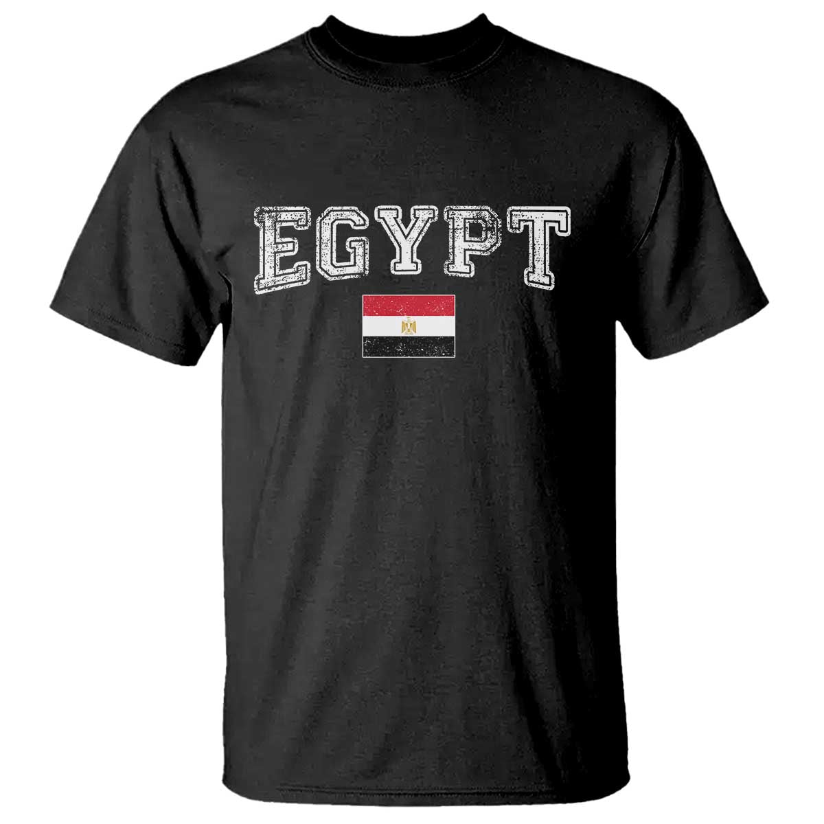 Vintage Egypt T Shirt Distressed Flag Patriotic Football Fan Pride Gift for Egyptians