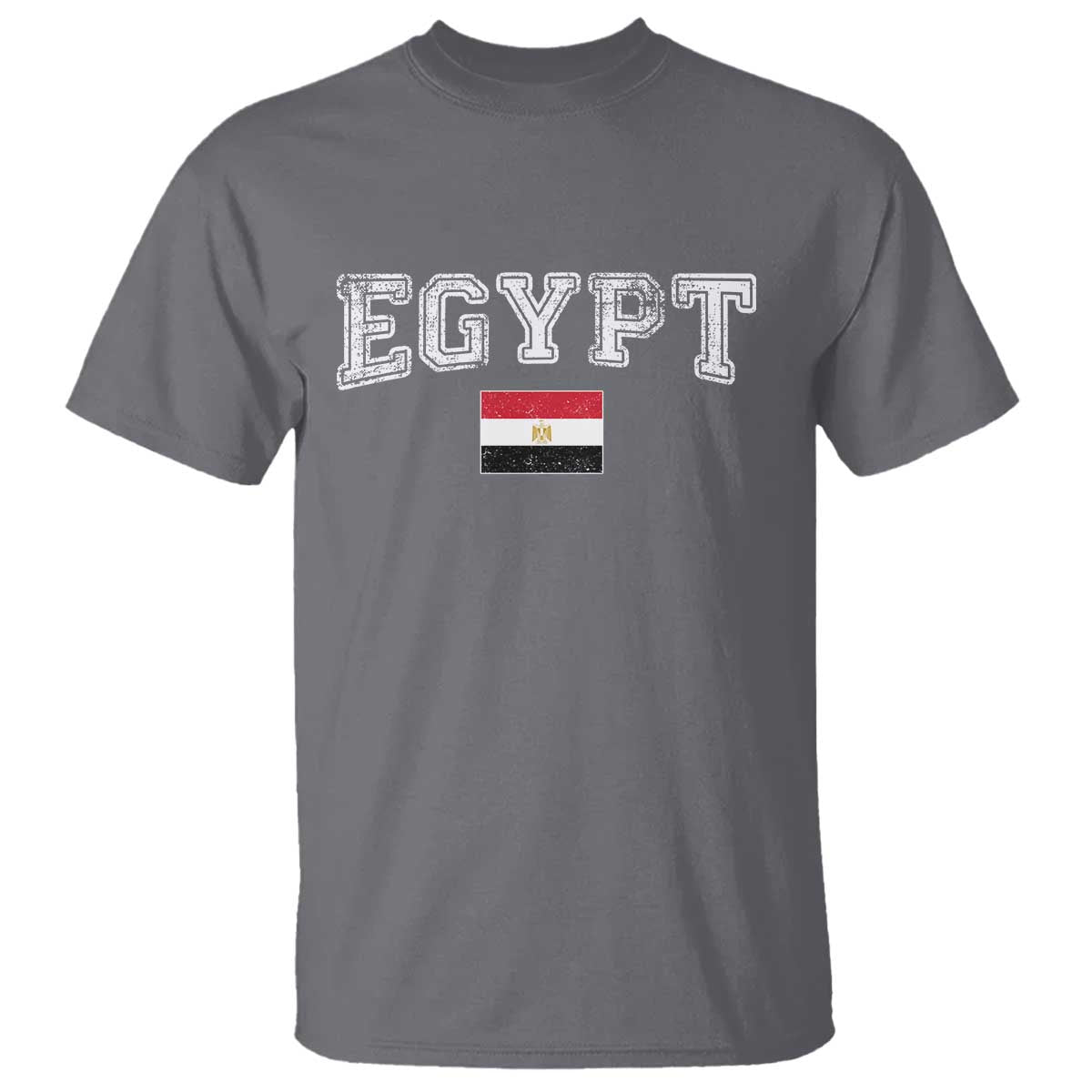 Vintage Egypt T Shirt Distressed Flag Patriotic Football Fan Pride Gift for Egyptians