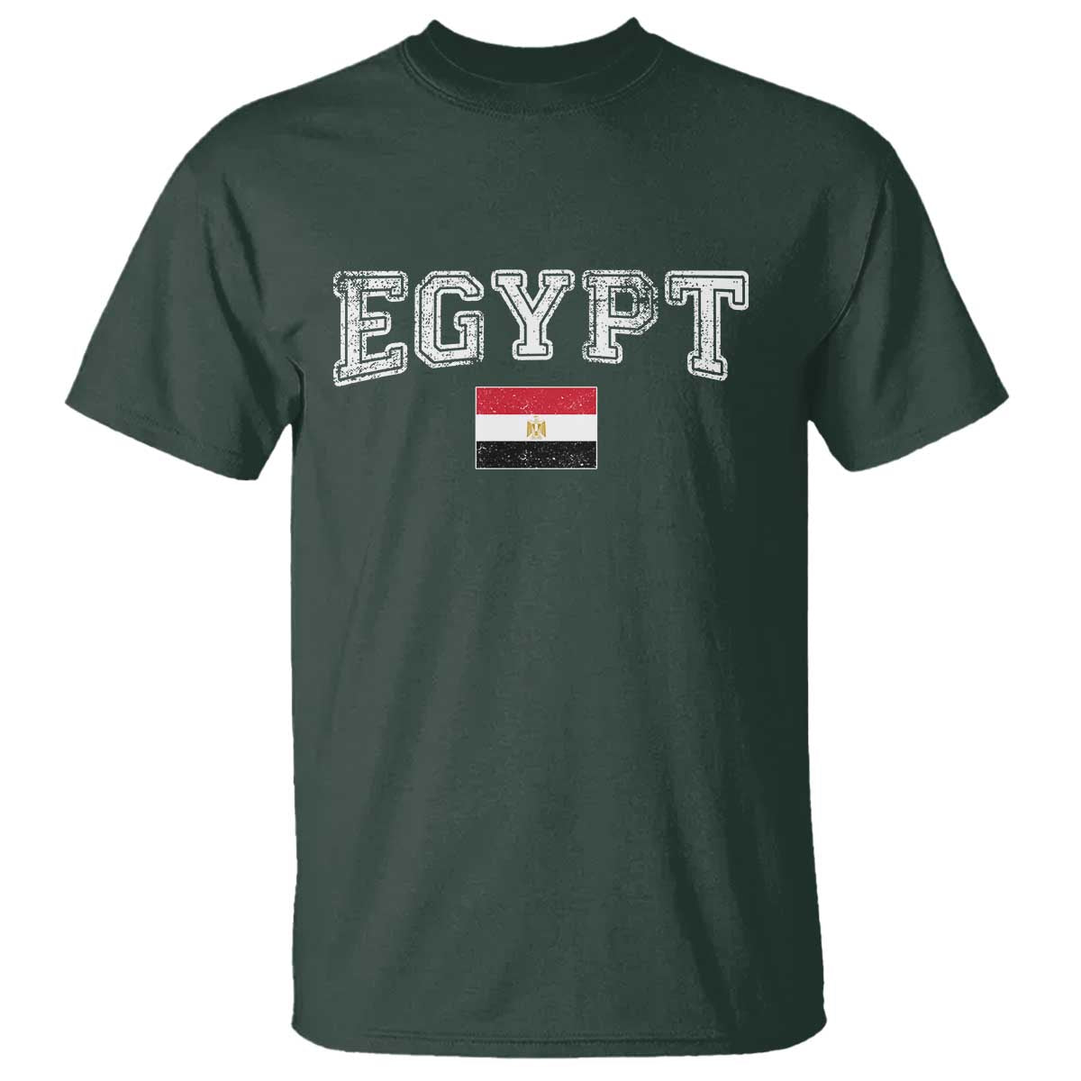 Vintage Egypt T Shirt Distressed Flag Patriotic Football Fan Pride Gift for Egyptians