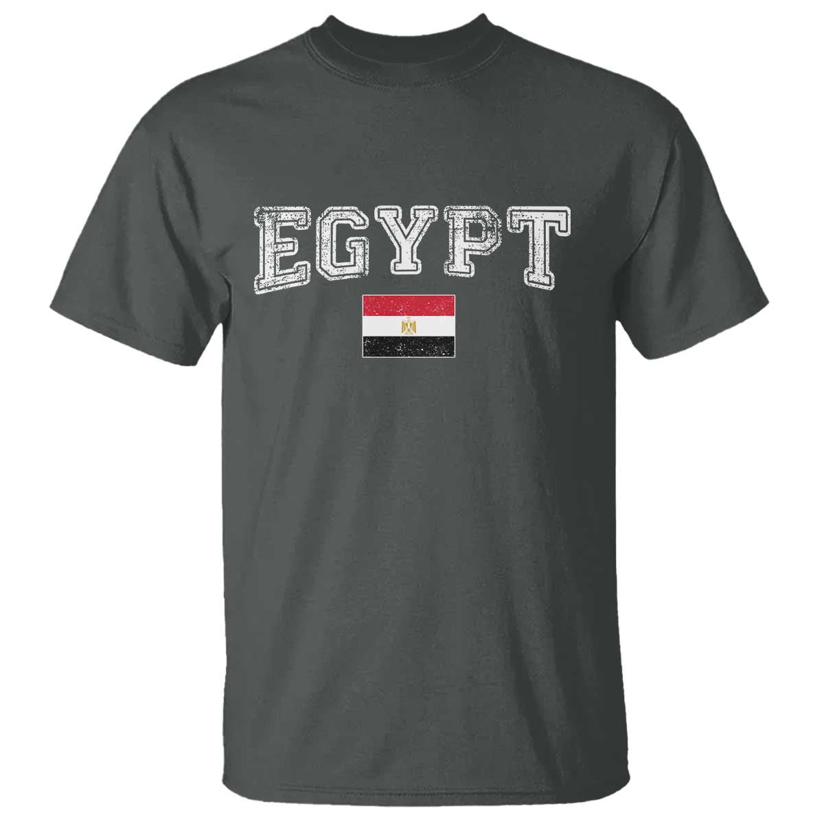 Vintage Egypt T Shirt Distressed Flag Patriotic Football Fan Pride Gift for Egyptians