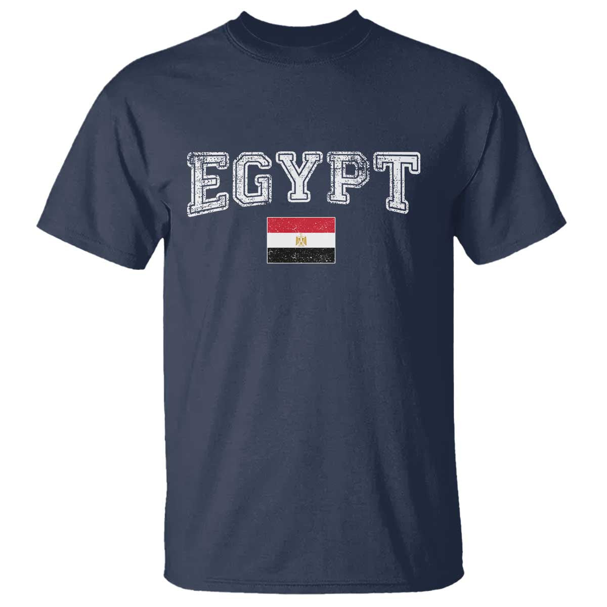 Vintage Egypt T Shirt Distressed Flag Patriotic Football Fan Pride Gift for Egyptians