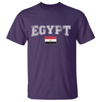 Vintage Egypt T Shirt Distressed Flag Patriotic Football Fan Pride Gift for Egyptians