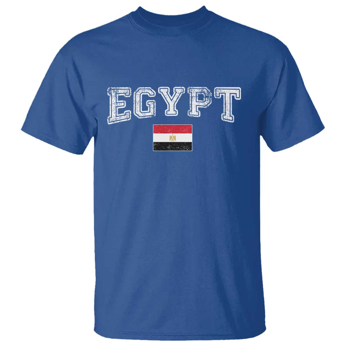 Vintage Egypt T Shirt Distressed Flag Patriotic Football Fan Pride Gift for Egyptians