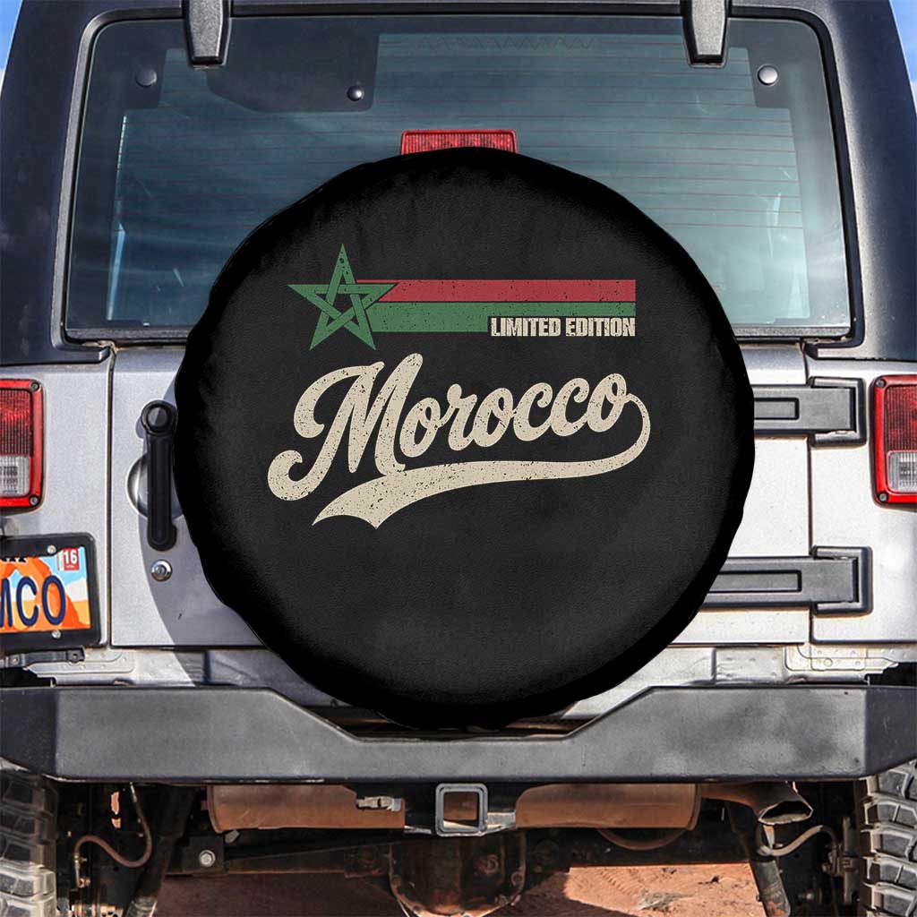 Morocco Spare Tire Cover Limited Edition Vintage Moroccan Pride Retro