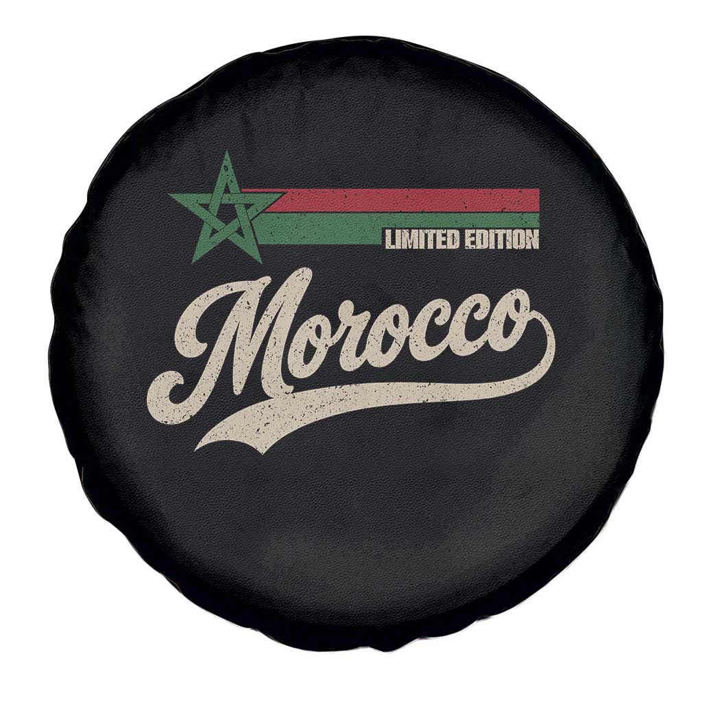 Morocco Spare Tire Cover Limited Edition Vintage Moroccan Pride Retro
